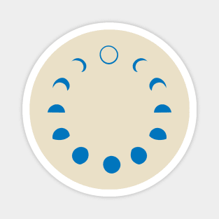 Moon Circle Magnet